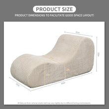 Load image into Gallery viewer, Corduroy Chaise Lounge Chair