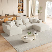 Load image into Gallery viewer, Modular Chenille Sectional Sofa