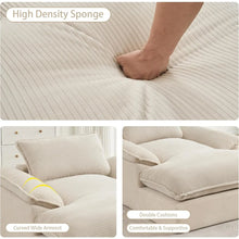 Load image into Gallery viewer, Corduroy Sleeper Sofa