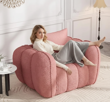 Load image into Gallery viewer, Pumpkin-Shaped Accent Chair
