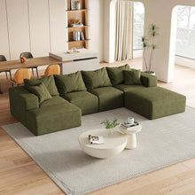 Load image into Gallery viewer, Modular Chenille Sectional Sofa
