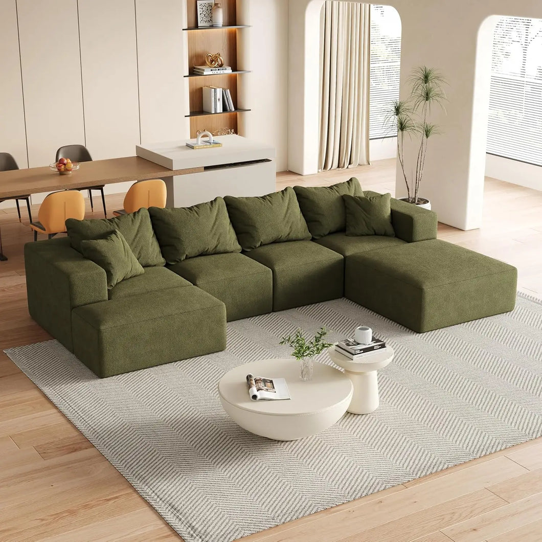 Modular Chenille Sectional Sofa
