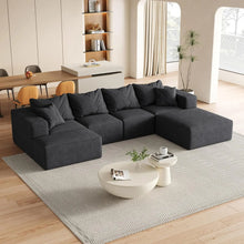 Load image into Gallery viewer, Modular Chenille Sectional Sofa
